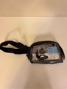 Minnesota United FC Soccer Clear Fanny Pack Bag with Loon on front Unisex